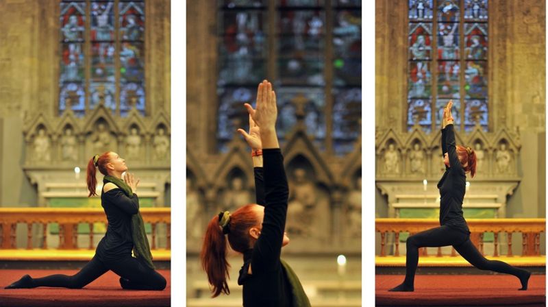 Oppstart av yogagudstjenester i Bergen domkirke