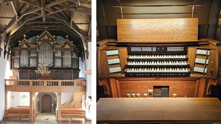 Orgel i gammel kirke