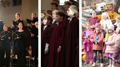 Har du lyst å begynne i kor har du et bredt utvalg! Her er noen eksempler: Bergen domkor, Fridalens guttekor og barnekoret i Sædalen. 