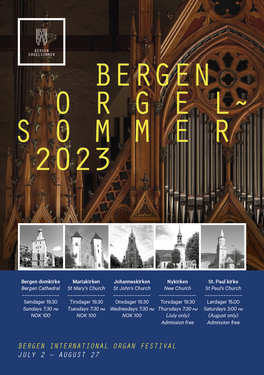 Bergen Orgelsommer 2023 - Bergen Domkirke Menighet