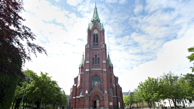 Turist i Johanneskirken / Tourist St. John`s church