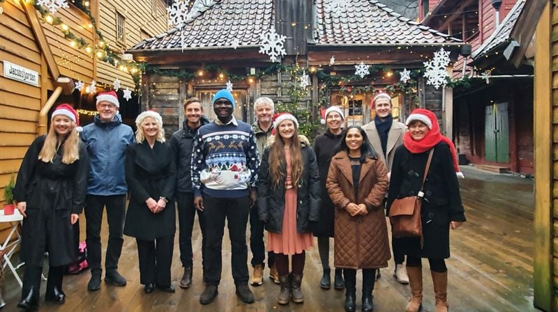 En liten julehilsen fra staben i Salhus menighet