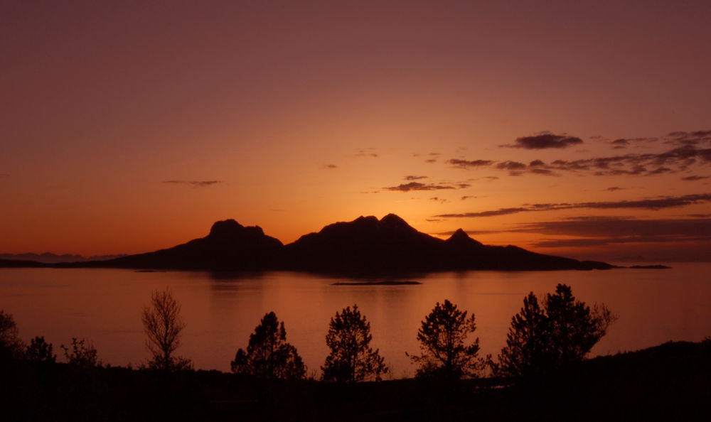 Landegode sett fra rønvikfjellet i Bodø