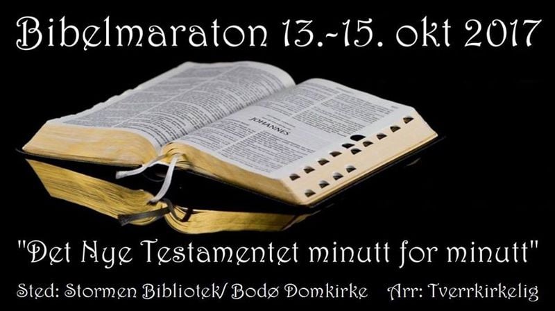 Bibelmaraton! Det nye testamentet minutt for minutt.