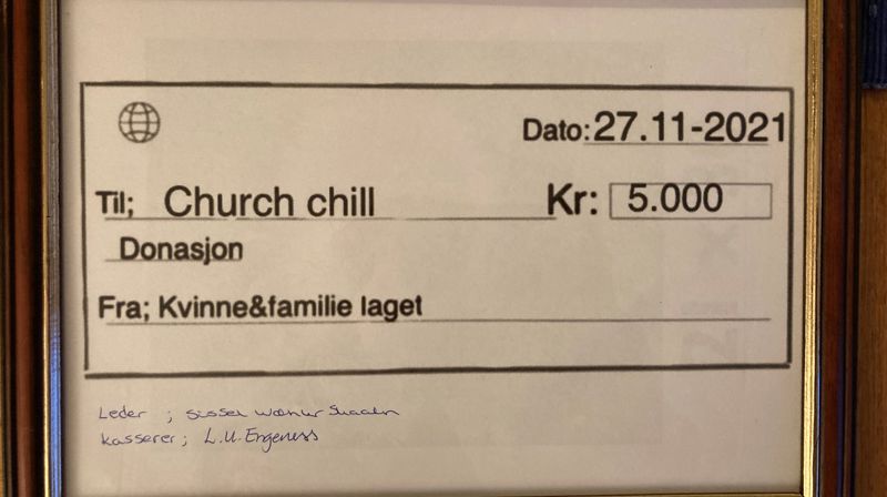 Donasjon til Church Chill