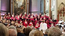 Fra familiemessen "Klang i katedralen" med alle korene 25. mai 2025