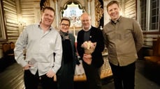 Frank Kvinge, Bente Bjerknes, Henrik Syse og Øyvind Å Remmen. Foto: R Sodeland