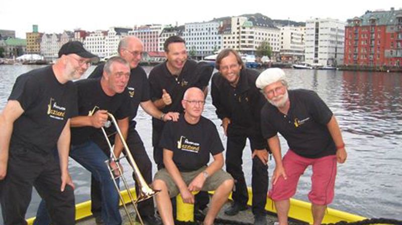 Konsert med Alverflaten Jazzband torsdag 9.aug kl. 19.30