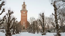 Fra inngangspartiet til Glemmen kirke. Foto: Cecilia Riis Kjeldsen.