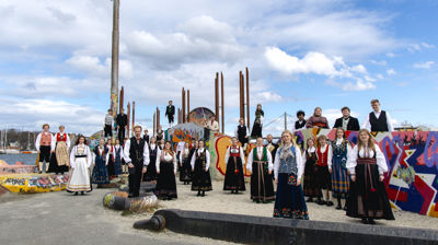 Norges Ungdomskor samler 40 talentfulle ungdommer fra hele landet, og inviterer til konsert i Fredrikstad domkirke 25. juni. Foto: Ida Charlotte Finstad