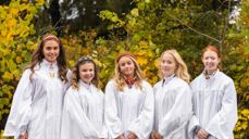 Konfirmasjon på våren.