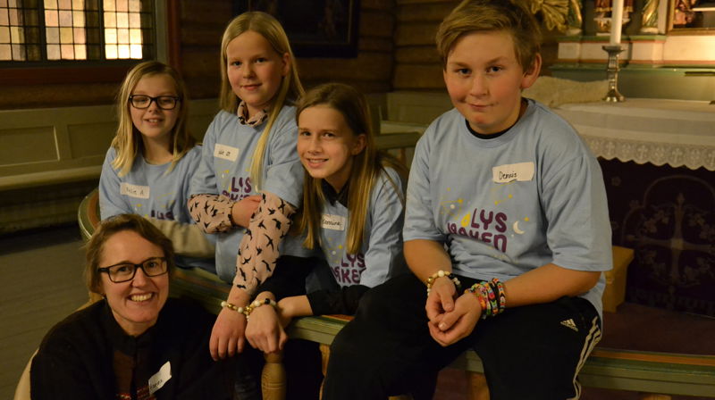 90 barn overnattet i kirkene våre på LysVåken 