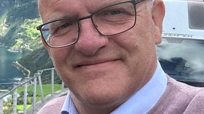 Den nye kyrkjeverjen på Hareid, Jostein Bildøy (privat foto).