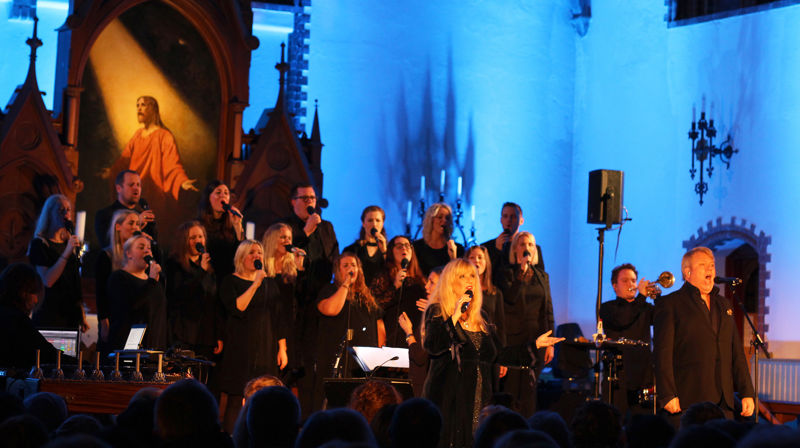 Stemningsbilder fra Hanne Kroghs julekonsert