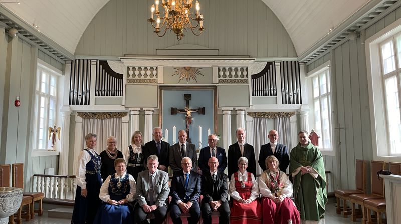 50 årskonfirmant i Vinger kirke