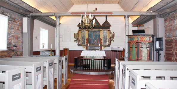 Kvitsøy kirke innvendig