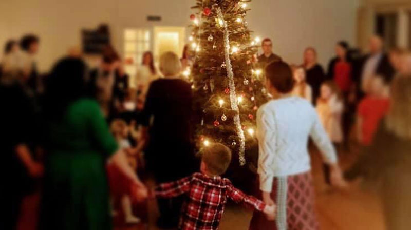 Juletrefesten er på Østre Kvelde bedehus 28. desember. Foto: Kristina Hvarnes Andersen