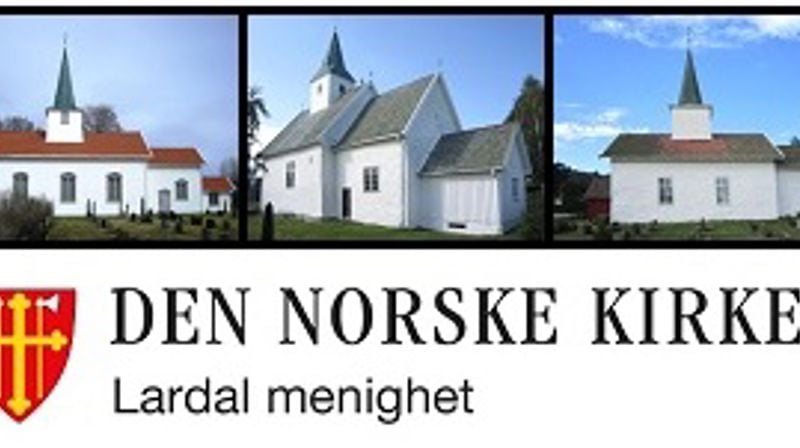 Utdeling av kirkebøker til barn i Lardal