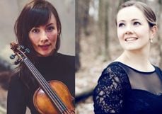 Sara Övinge, fiolin, og Frida Fredrikke Waaler Wærvågen, cello, kommer til Larvik kirke 11. juli.
