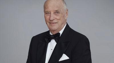 Kong Haralds gravferd på storskjerm