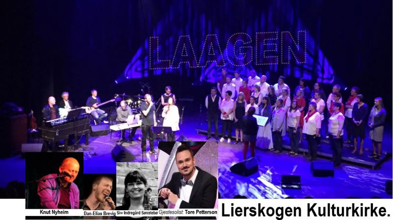 Julekonsert med koret Laagen i Lierskogen kulturkirke