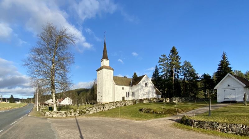 Bjelland kirke. Foto: Øystein Ferdenløy Ramstad
