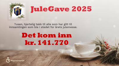 Resultat - JuleGave 2025