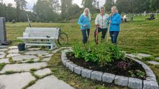 "Garden girls" Anne Irene Opperud, Eli Enger og Kari Sandvik