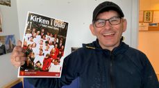 Lars Petter Reinertsen i bygg- og eiendomsavdelingen gleder seg til å lese "Kirken i Oslo".