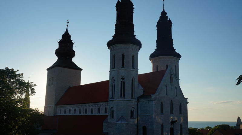 Nordens biskoper er samlet i Visby på Gotland. Visby domkirke.