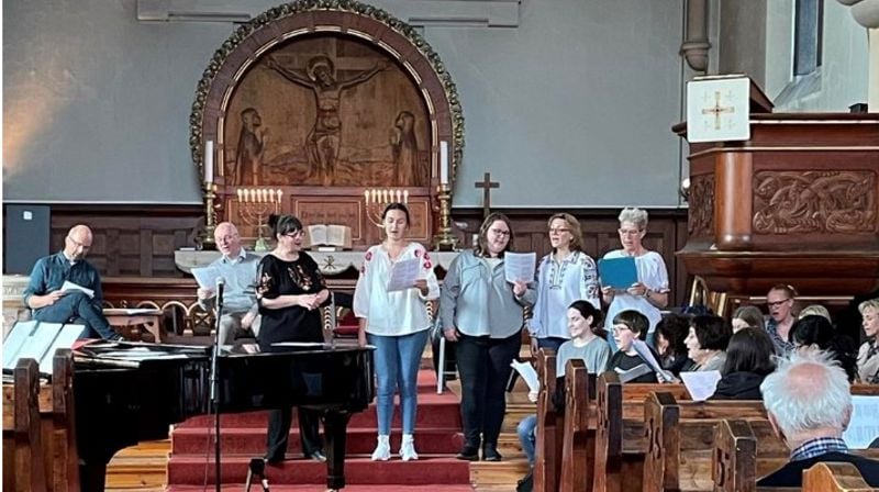 Norsk - ukrainsk sangkveld i Fagerborg kirke