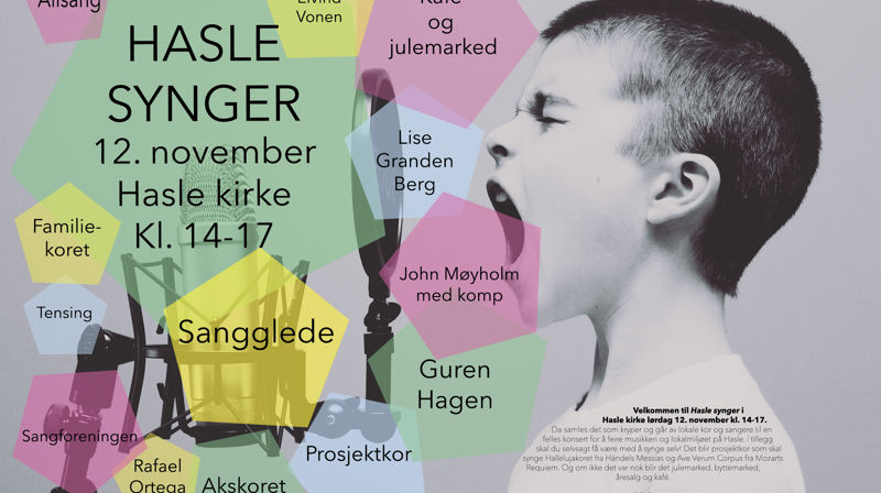 Velkommen til Hasle synger 12. november kl.14-17