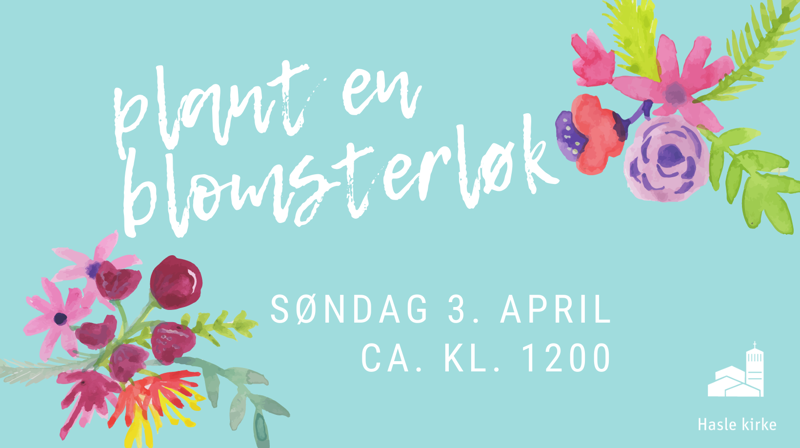 Utendørs kirkekaffe søndag 3. april - bli med og plante blomsterløk!