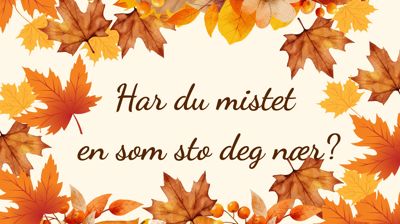 Samtaletilbud og sorggrupper