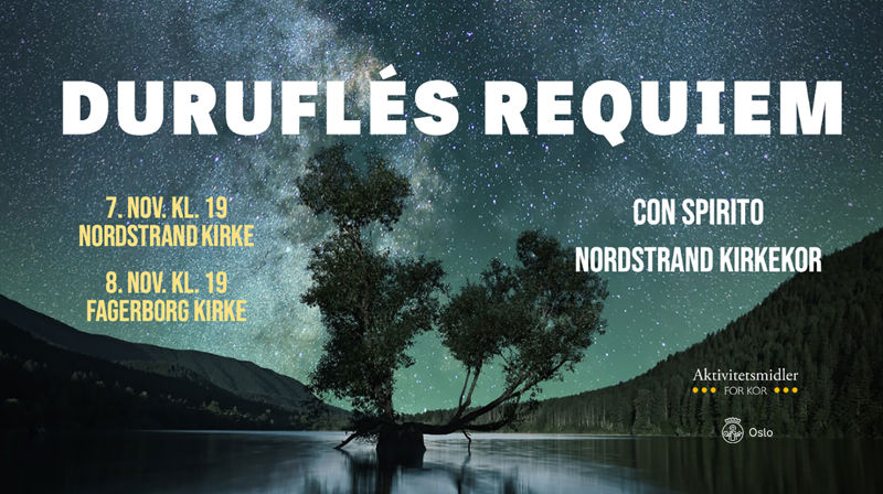 UTSATT: ny dato 13. og 14. mars 2021. Requiem av Maurice Duruflé