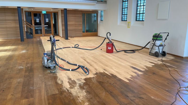 Renovering av gulvet