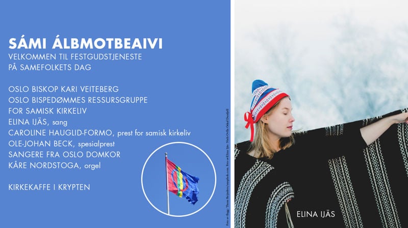 Sámi álbmotbeaivi – velkommen til festgudstjeneste på samefolkets dag