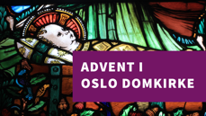Detalj fra glassmaleri av Emanuel Vigeland i Oslo domkirke