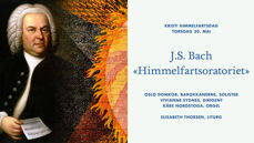 Portrett av J.S. Bach er malt av Elias Gottlob Haussmann. Detalj fra takmaleriet i Oslo domkirke. Malt av Hugo Lous Mohr. Foto: Petter Mohn