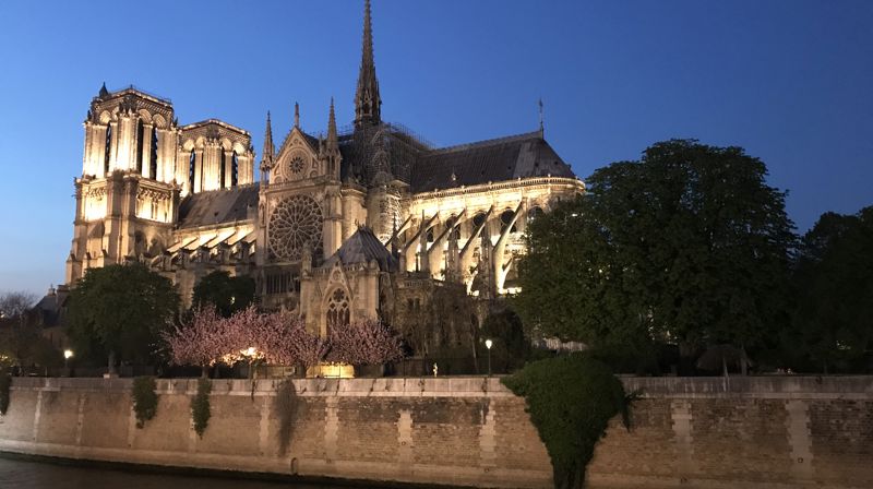 Oslo domkirke ringer for Notre Dame
