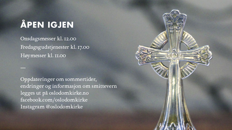 Detalj fra altersølvet i Oslo domkirke. Foto: Petter Mohn