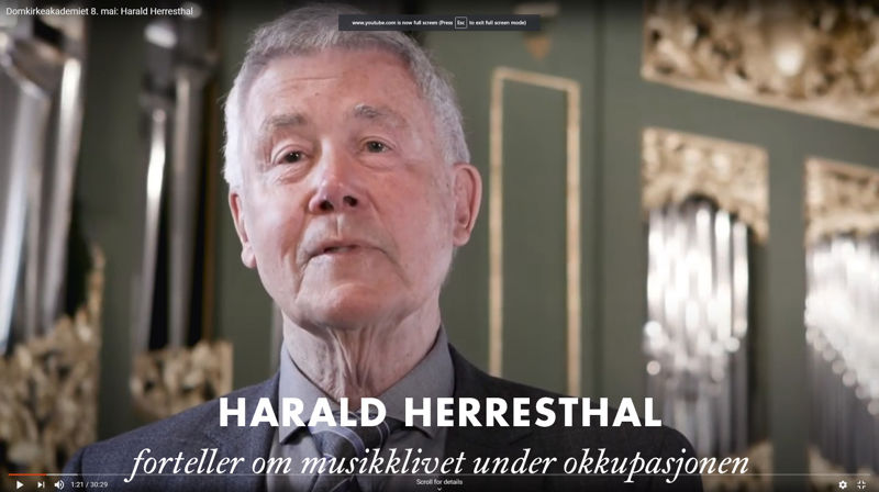 Harald Herresthal. Foto: Stillbilde fra film av Bo Mathisen