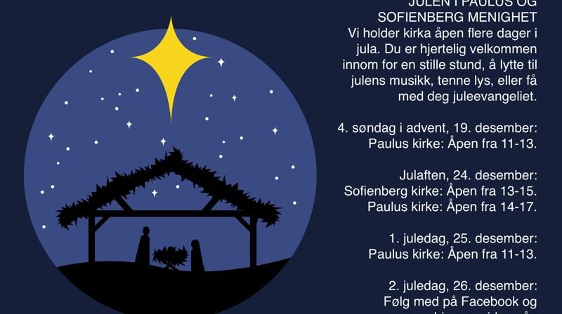 Jula i Paulus og Sofienberg menighet