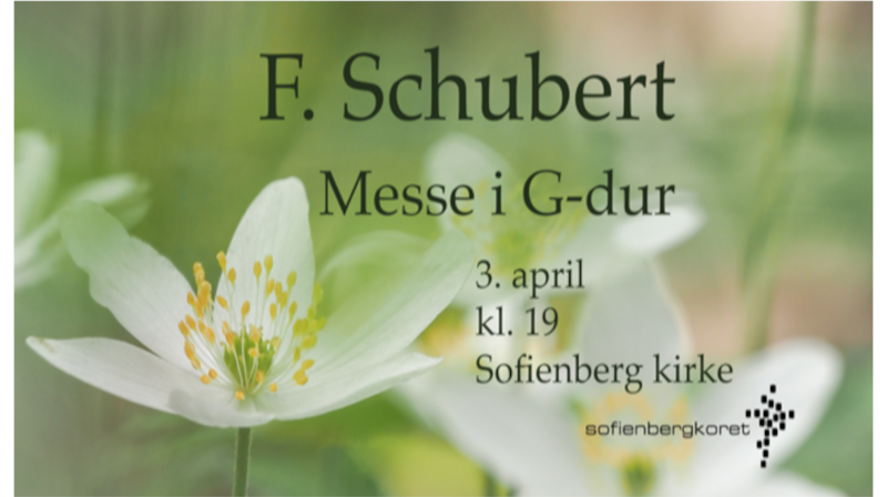 Konsert med Sofienbergkoret: Messe i G-dur