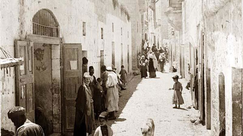 Streetview Betlehem 1880 kilde: wikipedia