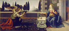 By Leonardo da Vinci - http://www.marysrosaries.com/collaboration/index.php?title=File:Annunciation_-_Leonardo_Da_Vinci_-_Annunciazione.jpeg, Public Domain, https://commons.wikimedia.org/w/index.php?curid=13126265
