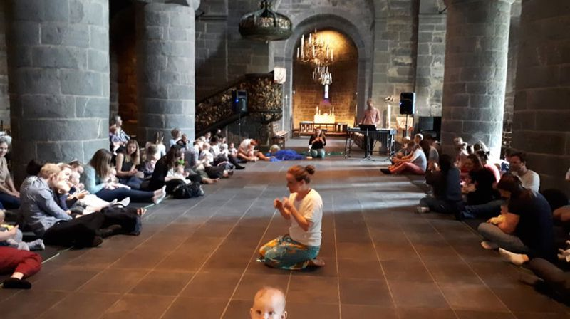 Babykonserten 2019 i Gamle Aker kirke. Foto: Ida Gilbert