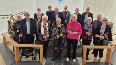 Konfirmantjubileum for 50- og 70 årskonfirmantar