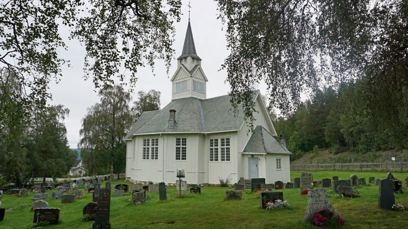 Rogne kyrkje. Foto Saskia Aleida Van Veen