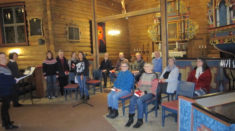 Trivelig salmekveld i Rennebu kirke